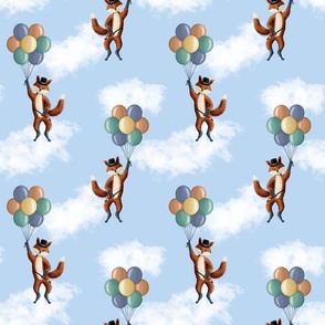 Fox Balloon Pattern