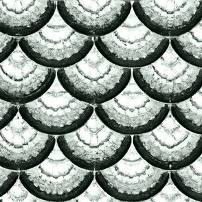 Rustic Zellige Fish Scale Tiles in Regency Mint - Coordinate