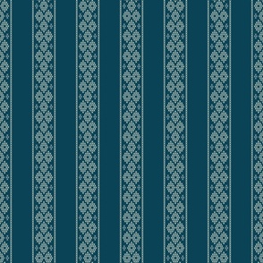 cross stitch stripe midnight 3 wallpaper scale by Pippa Shaw