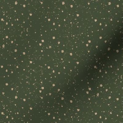 Grunge Woodland Dots - Green