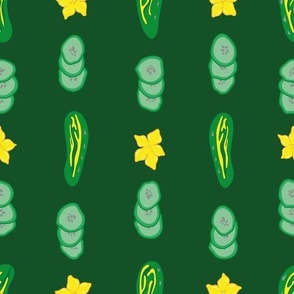 Pickle Fantasy vertical pattern
