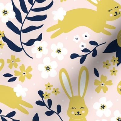 Floral Bunny Hop