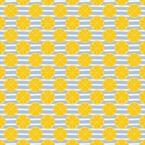 mini scale lemons - blue stripe