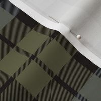 Black Watch simplified tartan, 6" weathered colors (equivalent to 12" of normal Black Watch)