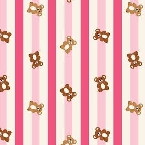 pink stripe bears