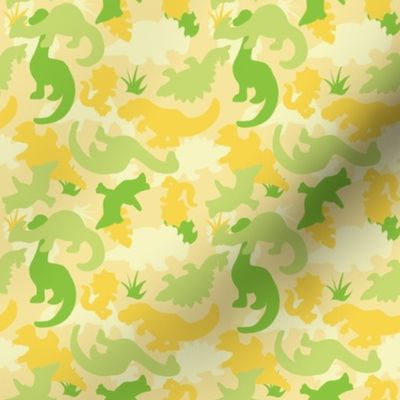 yellow and green dino camo