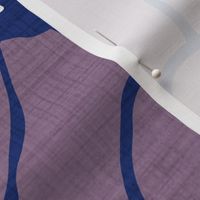 Empoe - Floral overlapped Blue and Purple | jumbo scale ©designsbyroochita