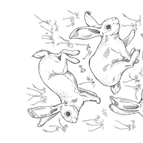 Bunny Hop Illustration by ArtfulFreddy