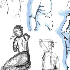 Life drawing light blue (wallpaper) by Su_G_SuSchaefer