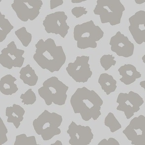 Pastel Gray Safari Vector Seamless Pattern