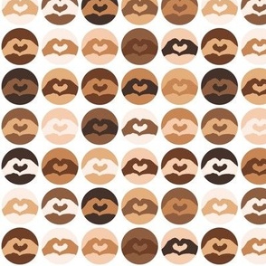 Heart Hands: Skin Tones (Small Scale)