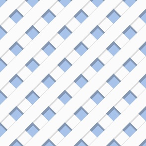 Blue Bird  DIAGONAL TRELLIS copy