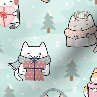 Cute Christmas Kitties
