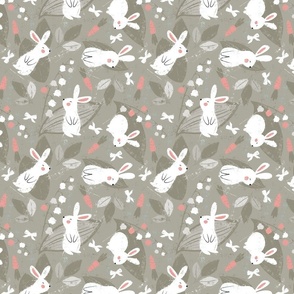 Sweet Bunnies Earthy Neutral - Medium