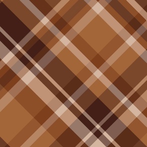 Earth Tones Plaid Diamond