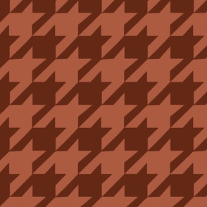 houndstooth_coral_chocolate
