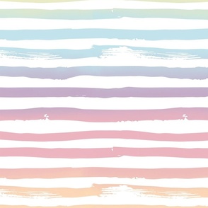Rainbow stripes paint