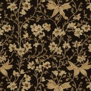 Heritage fabric in British craft movement style