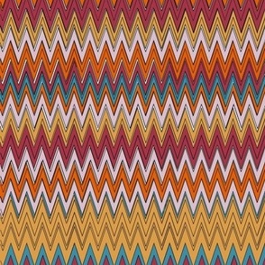 Small Zig Zag - Colorful