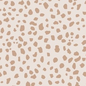 Neutral tan animal spots 