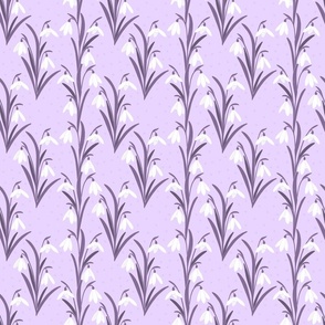 Snowdrops - purple
