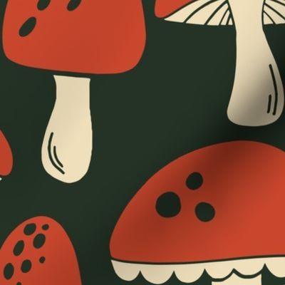 Little Mushrooms - Large
