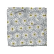 Supernova - Retro Starburst Geometric Gray Ivory Green Large Scale