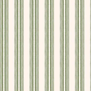 Sophisticated Stripe - Small -  Green / Blush