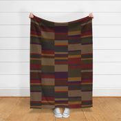 Doctor, who knit this almost four yards long scarf? - Square version