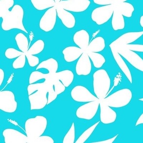 Tropical Floral Turquoise