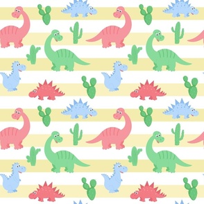 Dinosaurs and Stripes