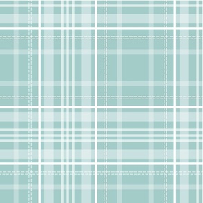 Muted Blue Plaid