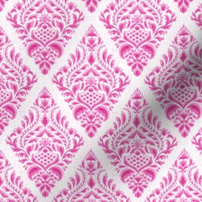 Marcella Magenta Pink Damask SS