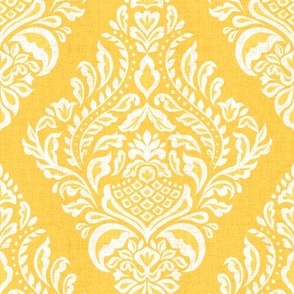 Marcella Yellow Damask