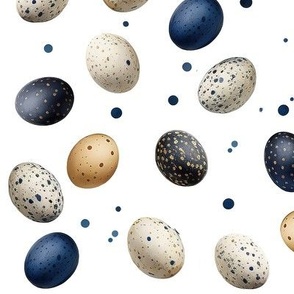 Hen eggs painterly look  Chicken scratch collection