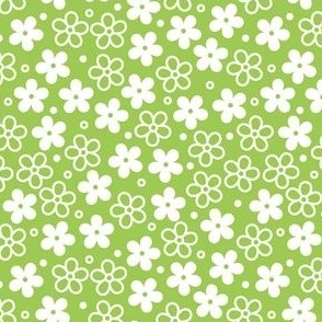 Retro Flowers (Green)