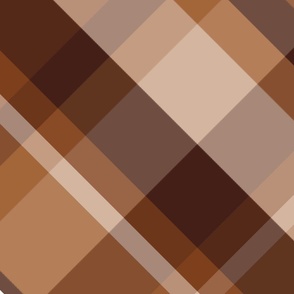 Earth Tones Big Plaid Diamond