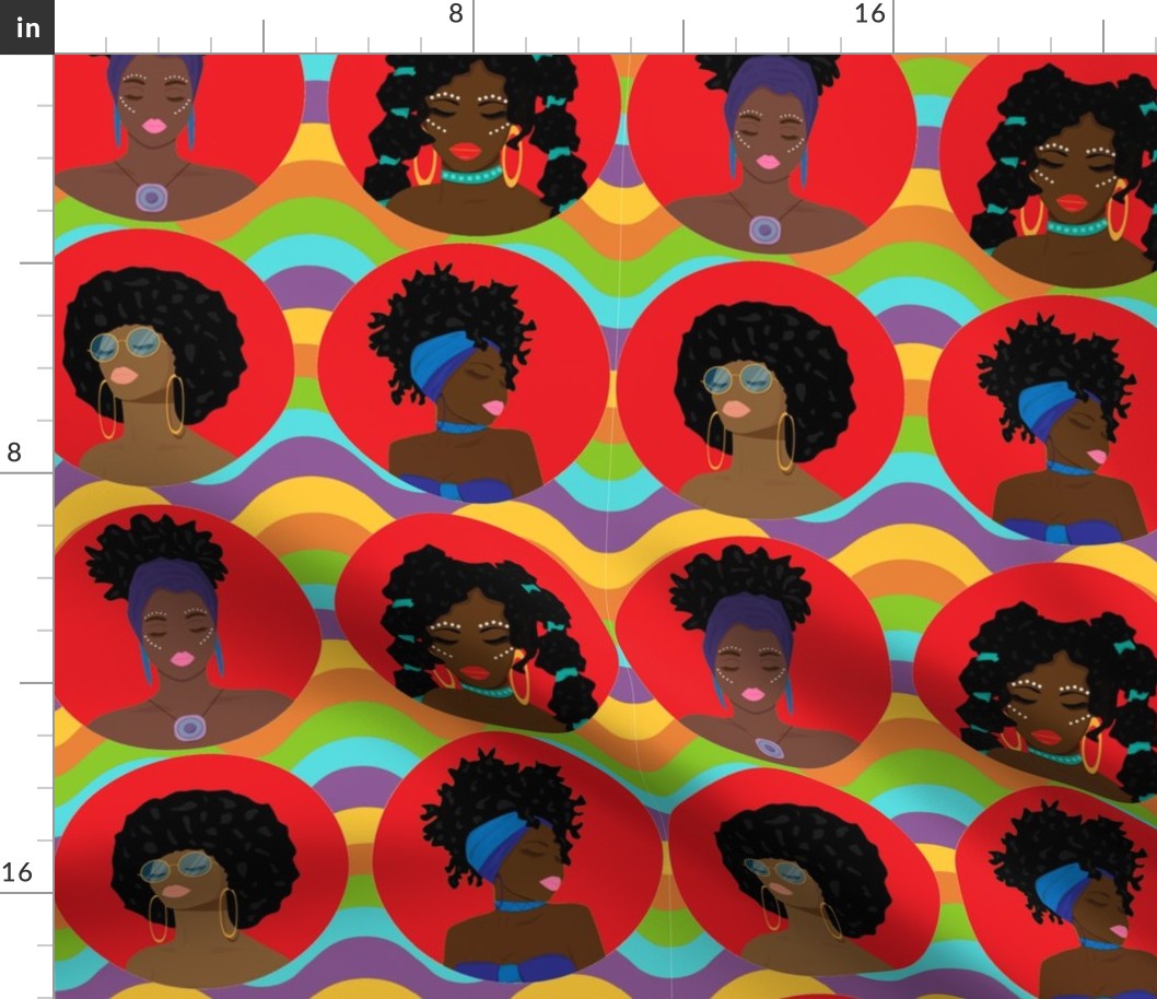 African American Girls Natural Hair Diversity