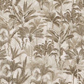 Sepia Tropical Forest - Large Scale
