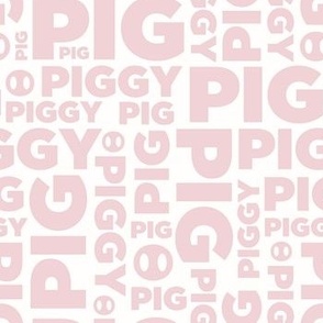 Piggy - White BG