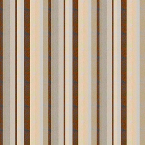 Memphis Ignite stripes with crackle overlay buttermilk, dark brown orange, arts deco sophistication