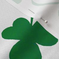 Forest Green  Shamrock St Patricks Day - Medium Scale