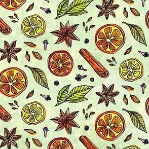 Mulled Wine. Christmas Pattern Collection.