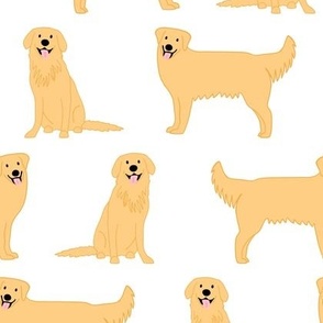 Golden Retriever Dog Pattern MEDIUM