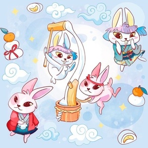 water RABBIT of the MOON - Lunar New Year Chinesse 