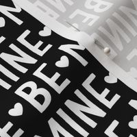 be mine black and white inversed LG - valentines day collection