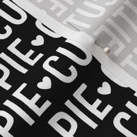 cutie pie black and white inversed LG - valentines day collection