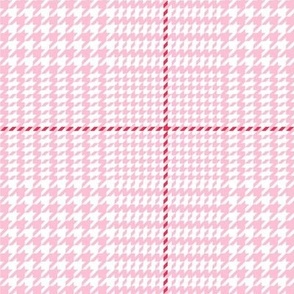 glen check plaid pastel pink LG - valentines day collection