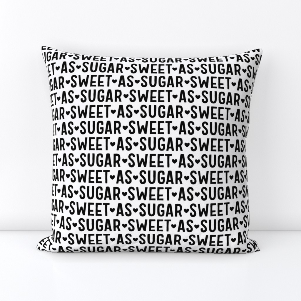 sweet as sugar black and white LG - valentines day collection
