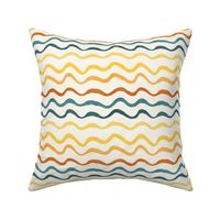 Modern Retro Wavy Stripe II